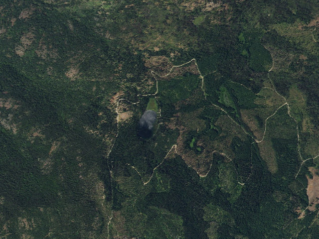 Aerial image of Davis Lake