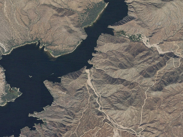 Aerial image of Davis Wash Dispersed
