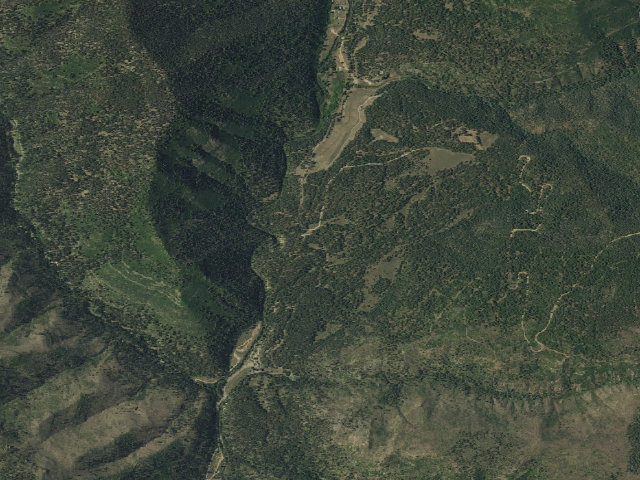 Aerial image of Davis Willow Dispersed Camping Area