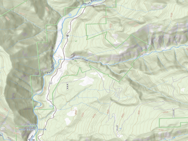 USGS topographic map of Davis Willow