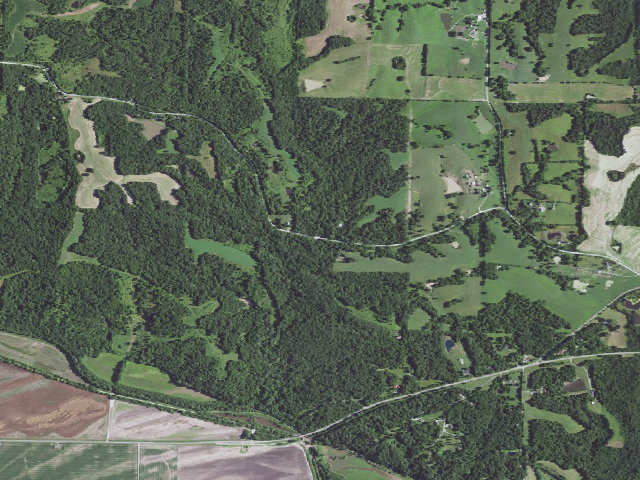 Aerial image of Davisdale Conservation Area