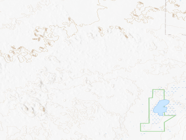 USGS topographic map of Dawson WMA (Kidder County)
