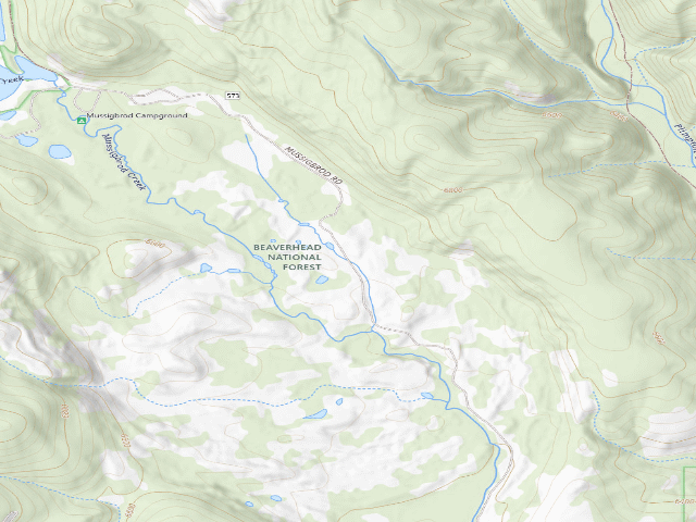 USGS topographic map of Day 2