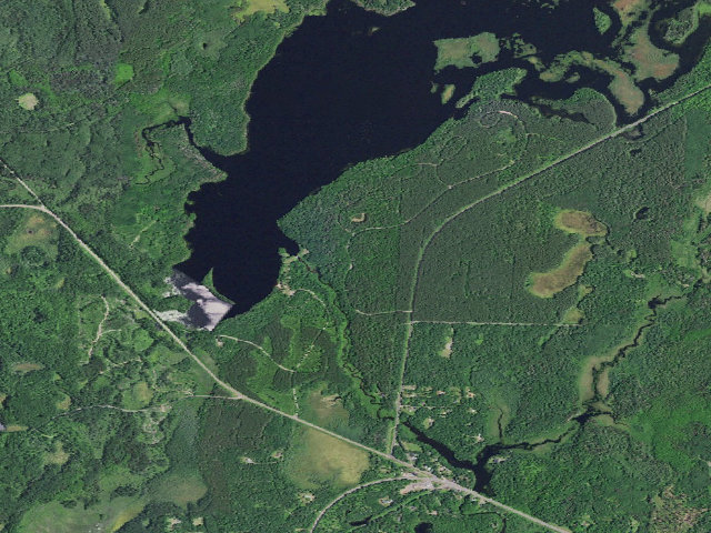 Aerial image of Day Lake Cg