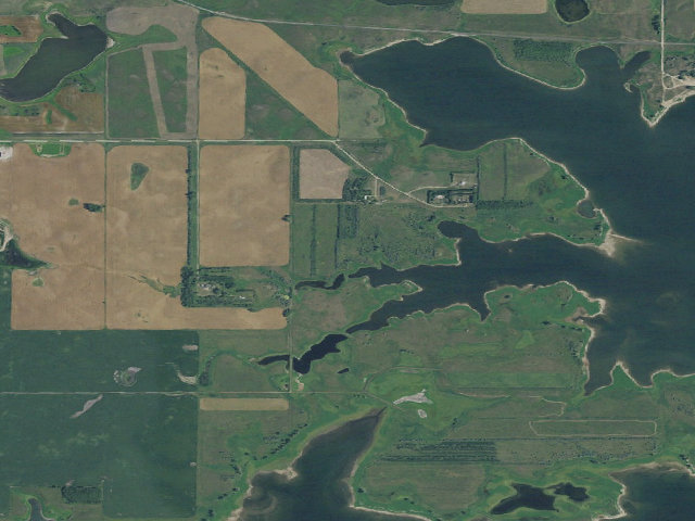 Aerial image of de Trobriand WMA (McLean County)