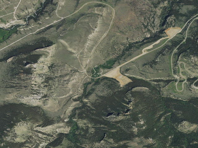 Aerial image of Dead Indian