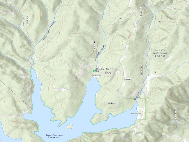 USGS topographic map of Deadlun Cg-F Frec Lic
