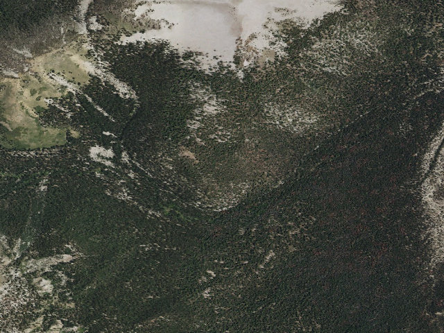 Aerial image of Deadman Creek
