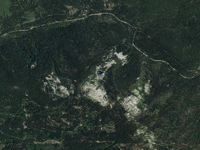 Aerial image of Deadman Lake