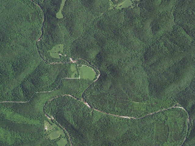 Aerial image of Dee Murray Campground