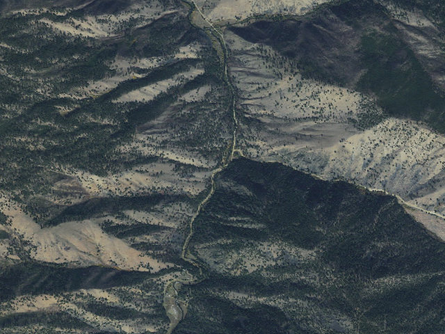 Aerial image of Deep Creek Campground