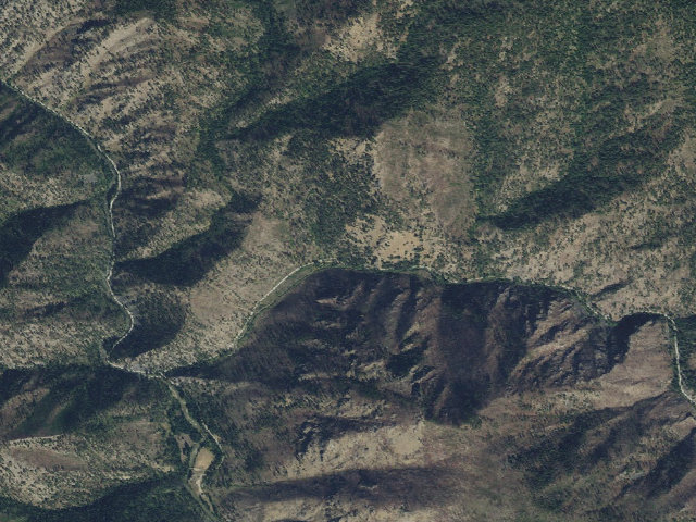 Aerial image of Deep Creek Campground