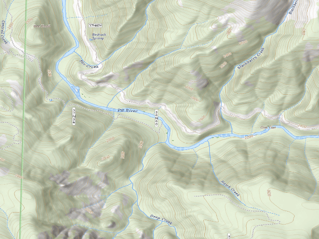 USGS topographic map of Deep Creek Cg-F