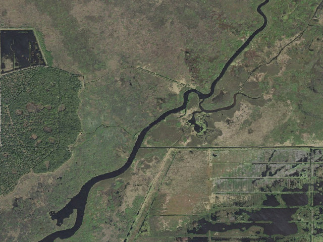 Aerial image of Deepwater Campsite (River Lakes Conservation Area)