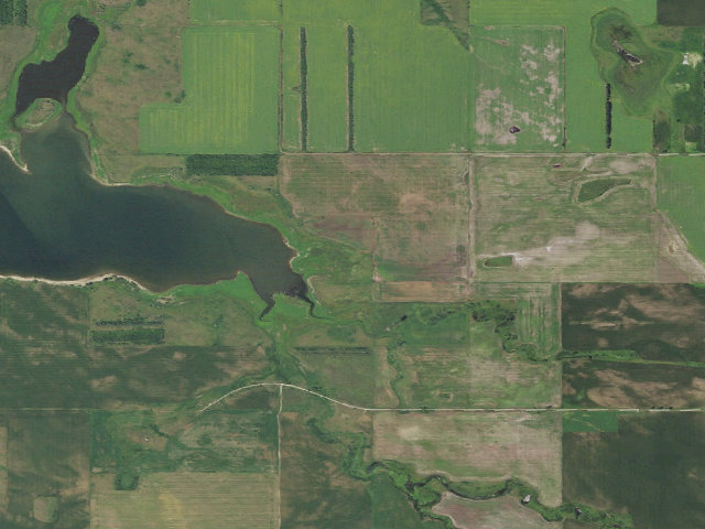 Aerial image of Deepwater Creek WMA (McLean County)