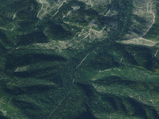 Aerial image of Deer Creek Campground