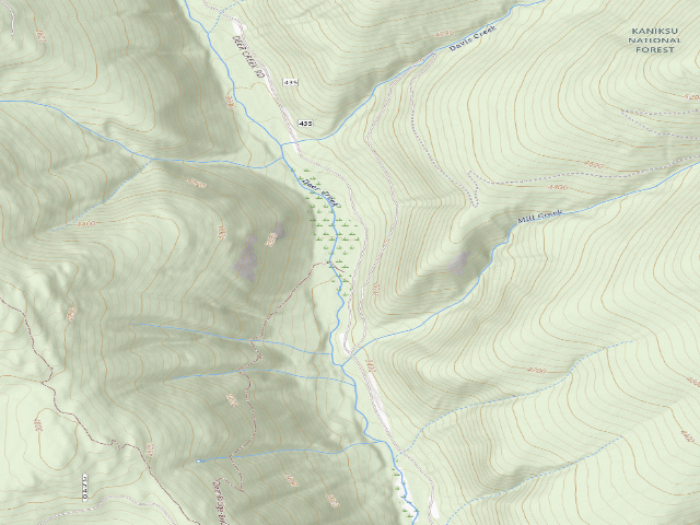 USGS topographic map of Deer Creek Road 07
