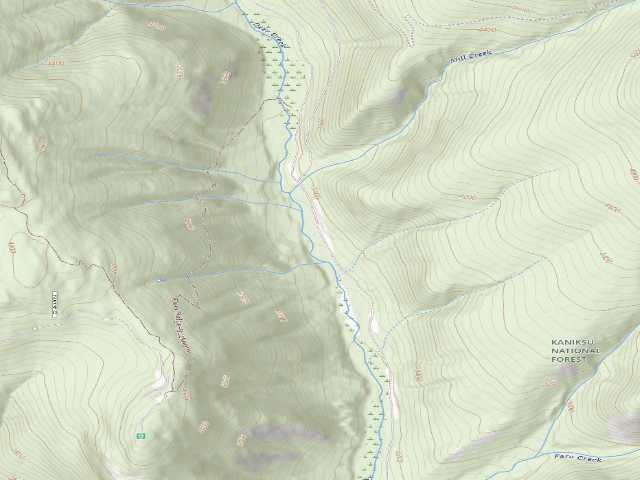 USGS topographic map of Deer Creek Road 11
