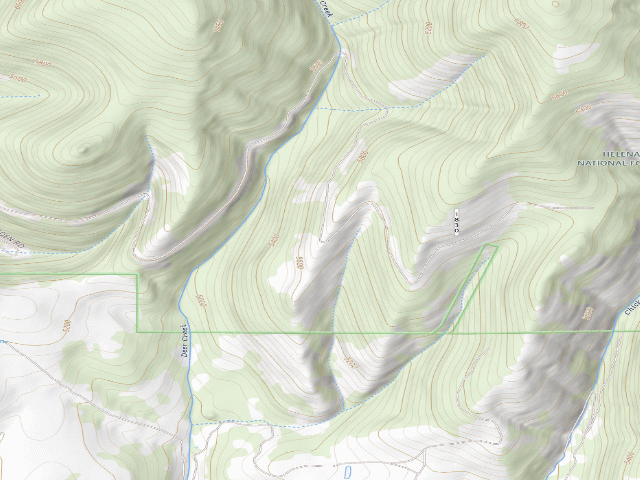 USGS topographic map of Deer Crk Rd-007