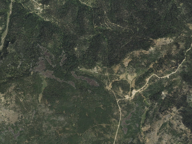 Aerial image of Deer Haven Campground