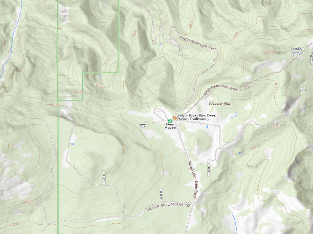 USGS topographic map of Deer Haven Campground