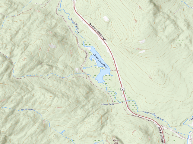 USGS topographic map of Deer Mountain Campground