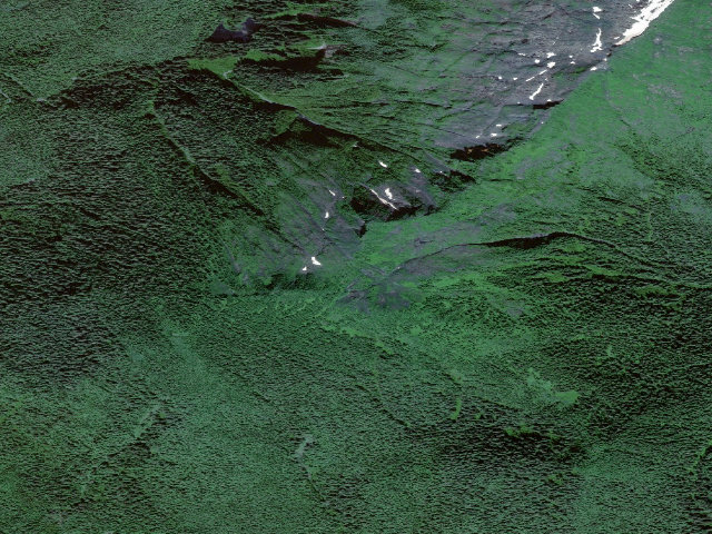 Aerial image of Deer Mountain Shelter (Deer Mountain National Recreation Trail)