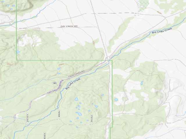 USGS topographic map of Deer