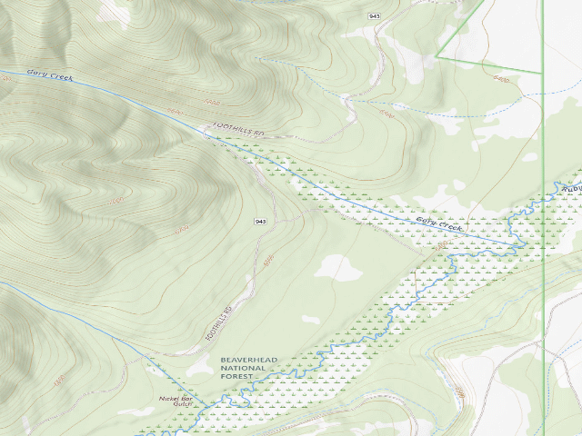 USGS topographic map of Deer