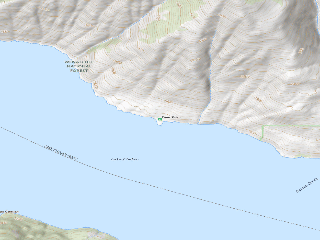 USGS topographic map of Deer Point