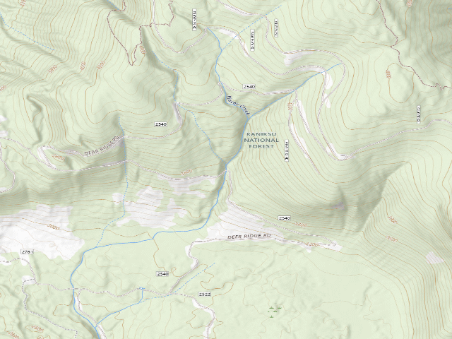 USGS topographic map of Deer Ridge 04