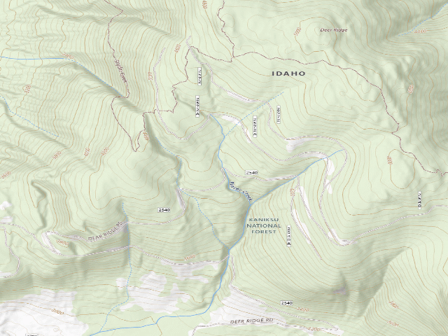 USGS topographic map of Deer Ridge 06