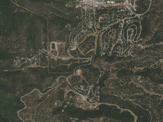 Aerial image of Deerhead Campground
