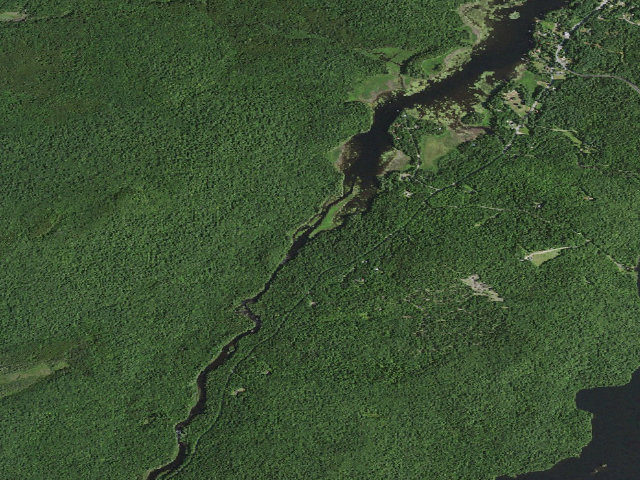 Aerial image of Deerland Tent Site 1 [DEC #12698] (Sargent Ponds Wild Forest)