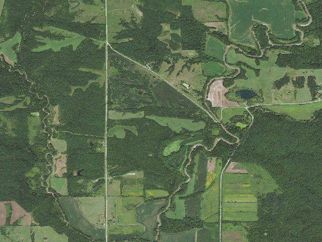 Aerial image of Dekalb WMA