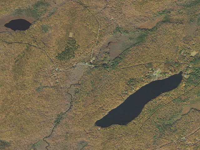 Aerial image of Delaware State Forest roadside campsite E013 CCC Camp