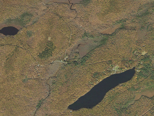 Aerial image of Delaware State Forest roadside campsite E014 Silver Lake