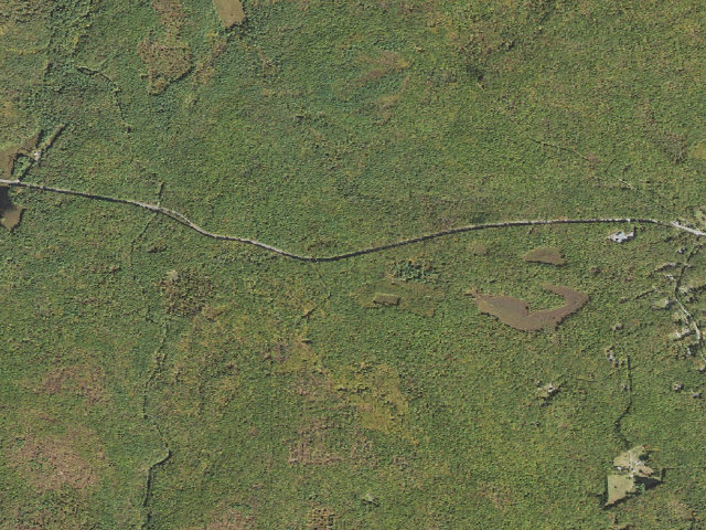 Aerial image of Delaware State Forest roadside campsite O018 Rest Stop 1