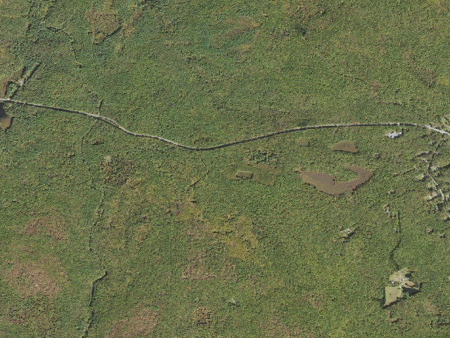 Aerial image of Delaware State Forest roadside campsite O019 Rest Stop 2
