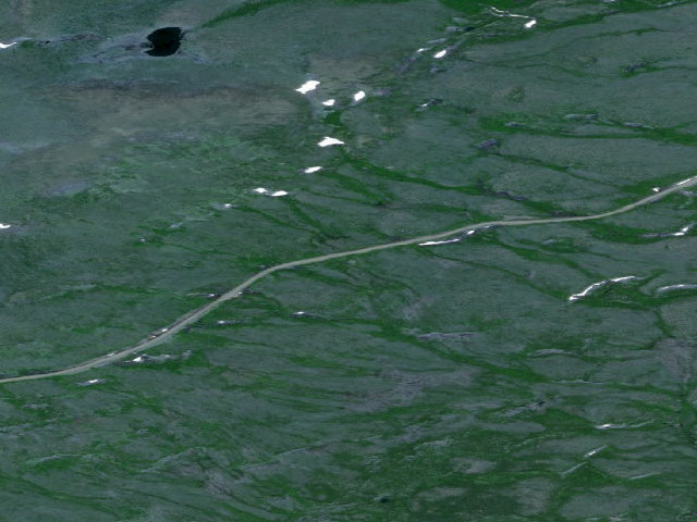 Aerial image of Denali Highway