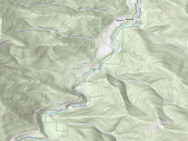 USGS topographic map of Denny Cg-F