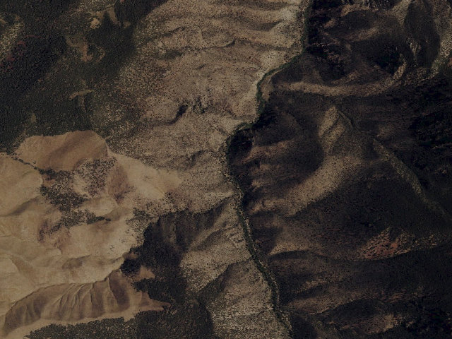 Aerial image of Desert Creek Campground