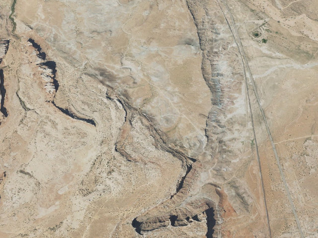 Aerial image of Designated Campsite