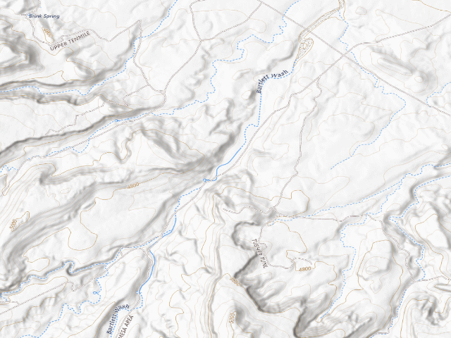 USGS topographic map of Designated Campsite