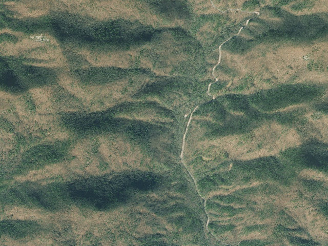 Aerial image of Desoto Falls Recreation Area