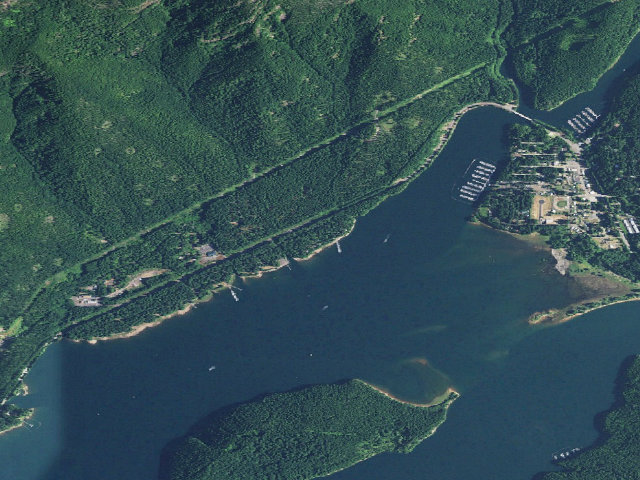 Aerial image of Detroit State Park
