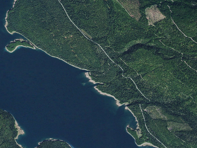 Aerial image of Devil's Corkscrew Campground
