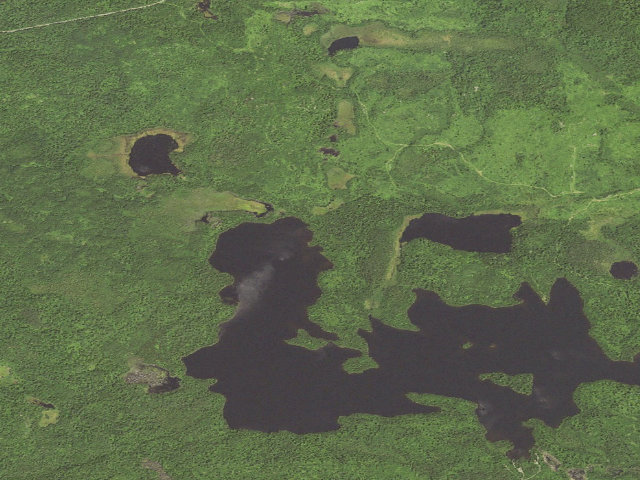 Aerial image of Devilfish Lake Site 1