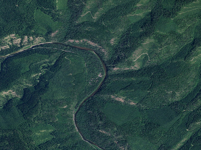 Aerial image of Devils Elbow