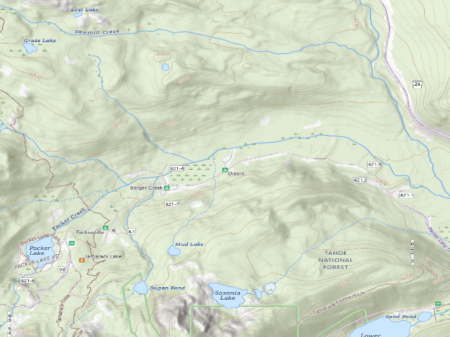 USGS topographic map of Diablo